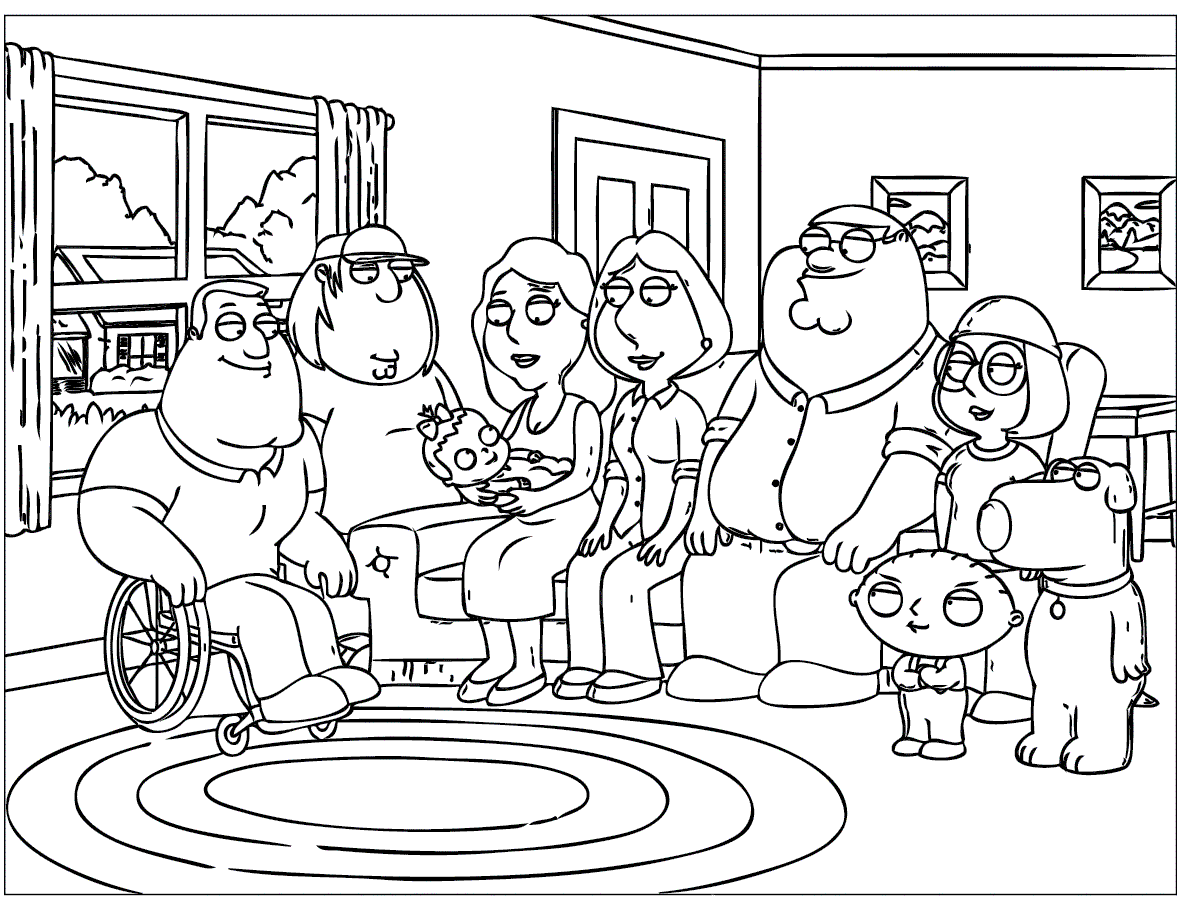 Snubberx: Family Images For Coloring