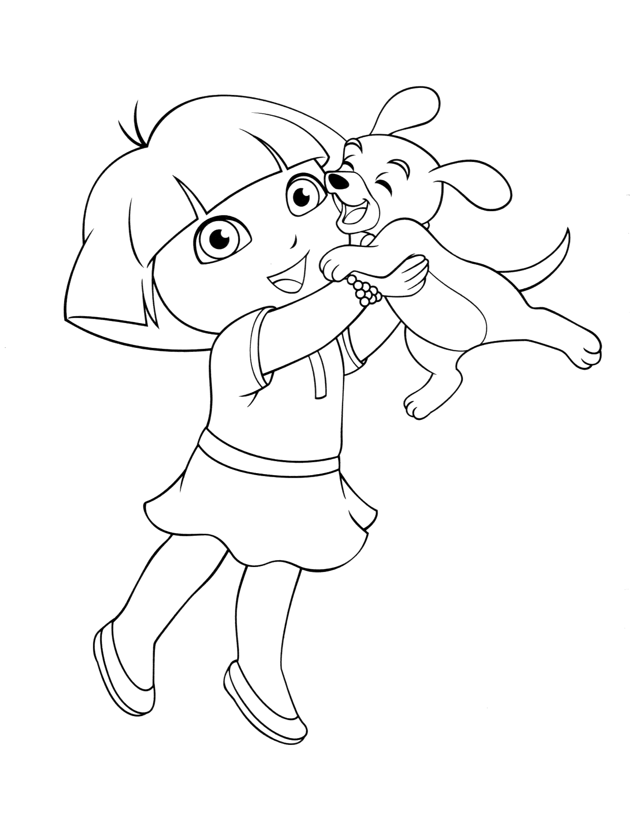 Dora And Friends Coloring Pages Coloring Home