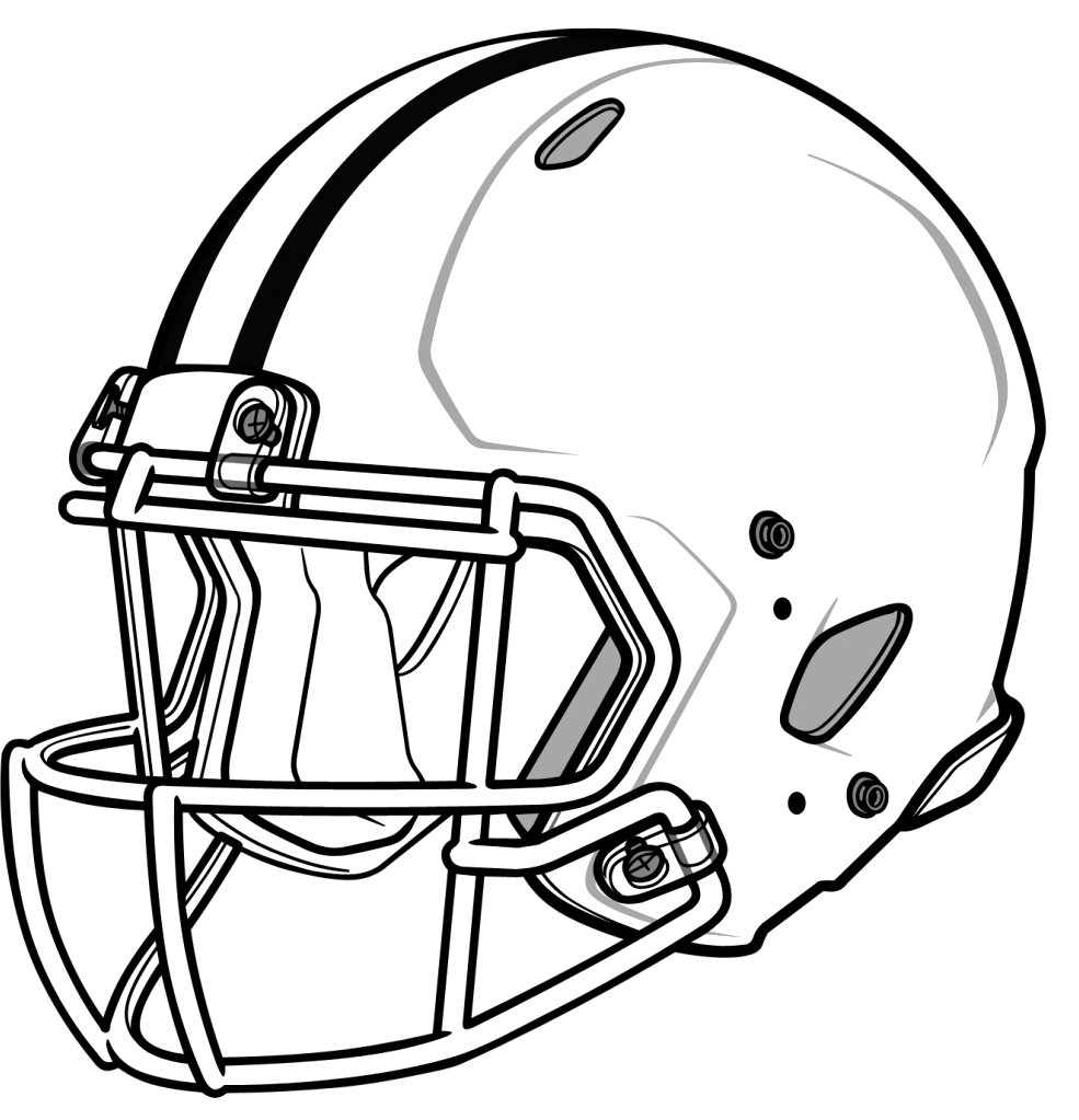 Free Football Helmet Drawing, Download Free Clip Art, Free ...