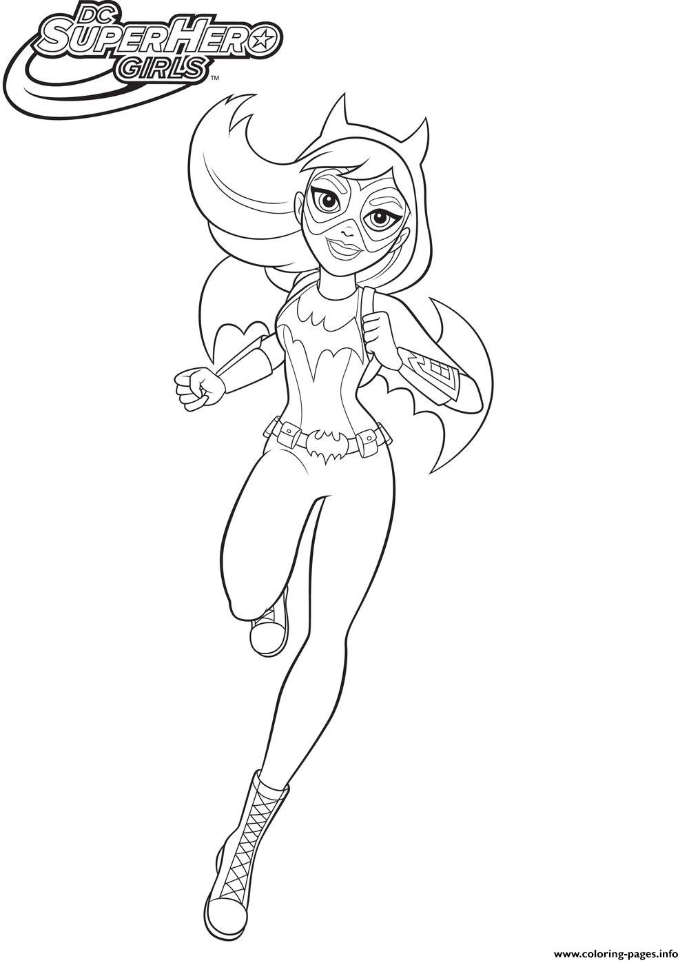 Bat-Girl Coloring Pages - Coloring Home