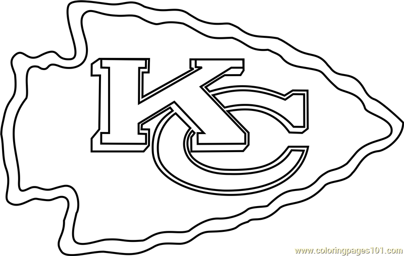 Kansas City Chiefs Logo Coloring Page - Free NFL Coloring ...