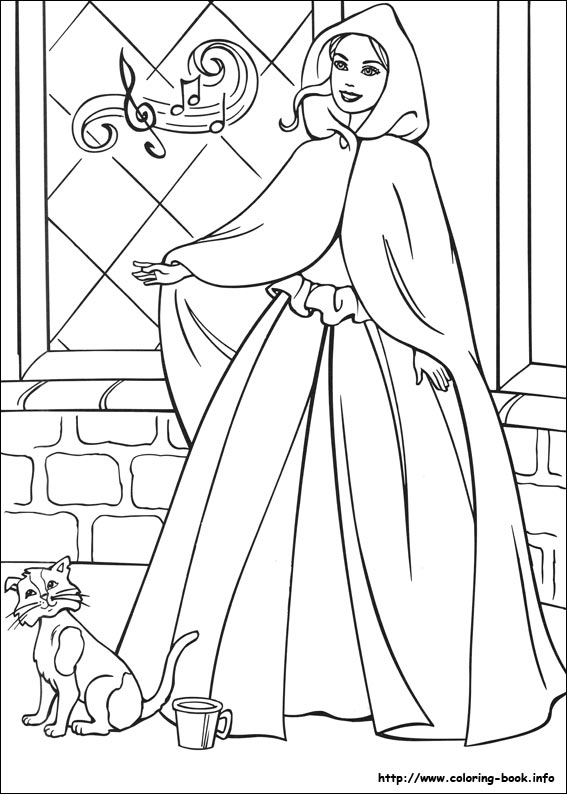 Barbie as the Princess and the Pauper coloring pages on Coloring ...