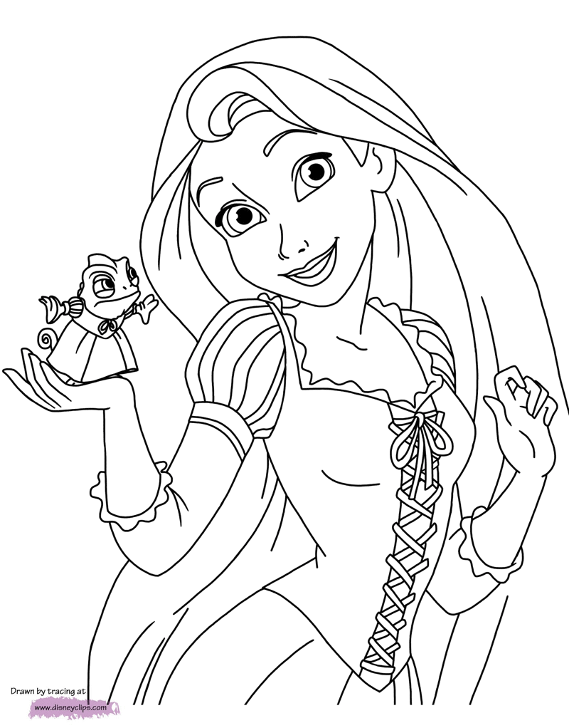 Tangled Coloring Pages   Disneyclips.comdisneyclips.com   Coloring ...