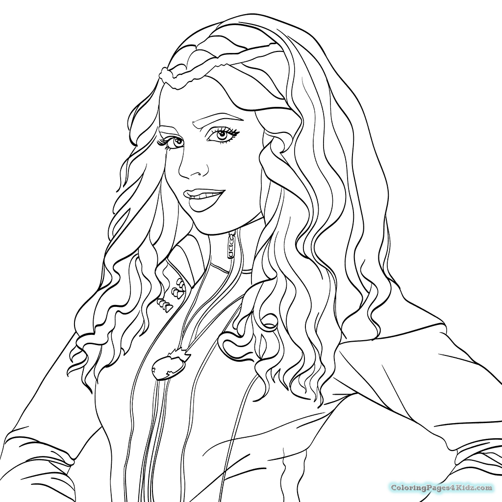mal coloring pages