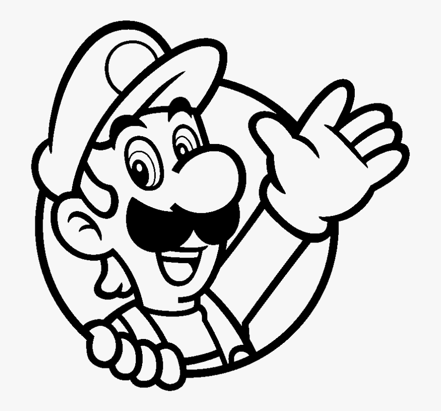 Beach Towel Coloring Page - Mario 3d World Luigi Icon , Free Transparent  Clipart - ClipartKey
