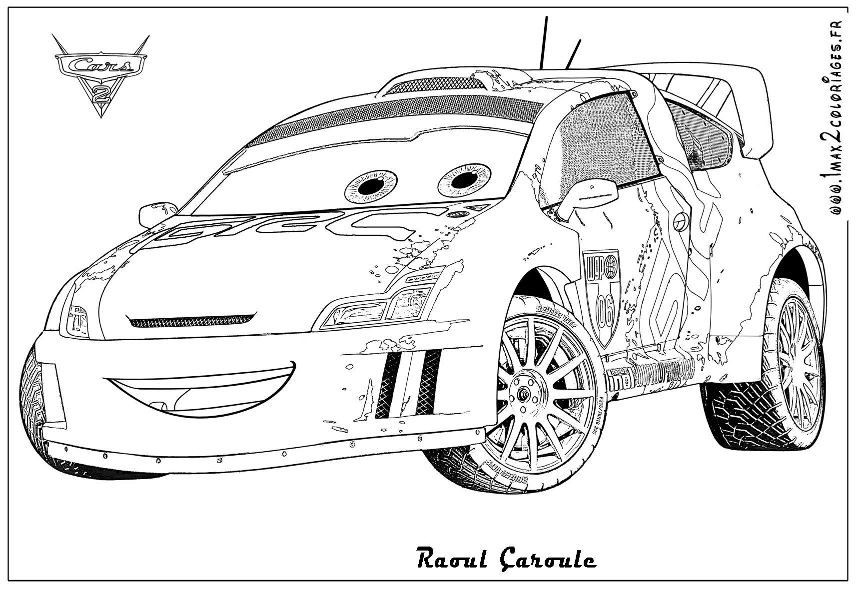 Cars 2 Coloring Pages Printable - Coloring Pages For All Ages