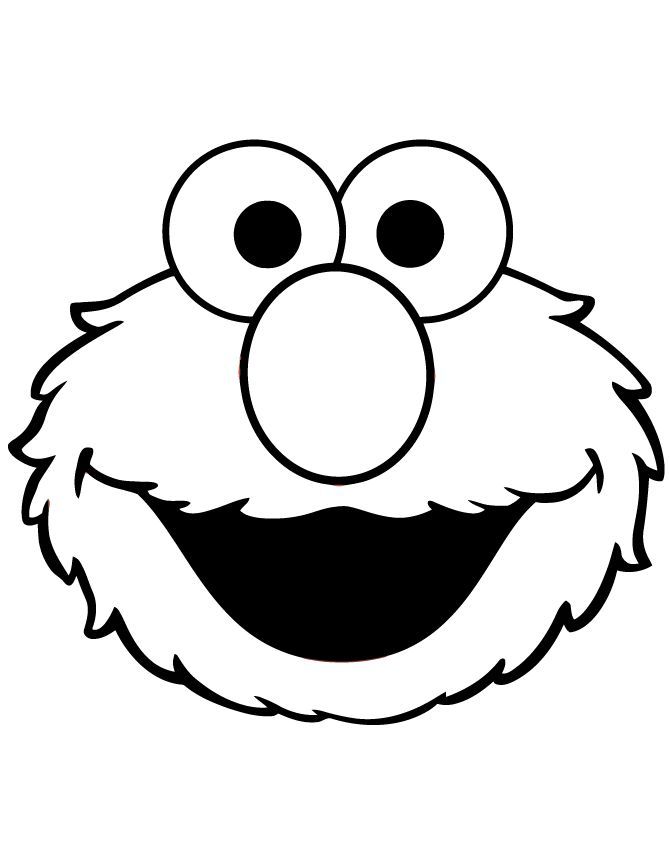 Elmo Coloring Pages Printable Free | Digital Stamps / Coloring ...