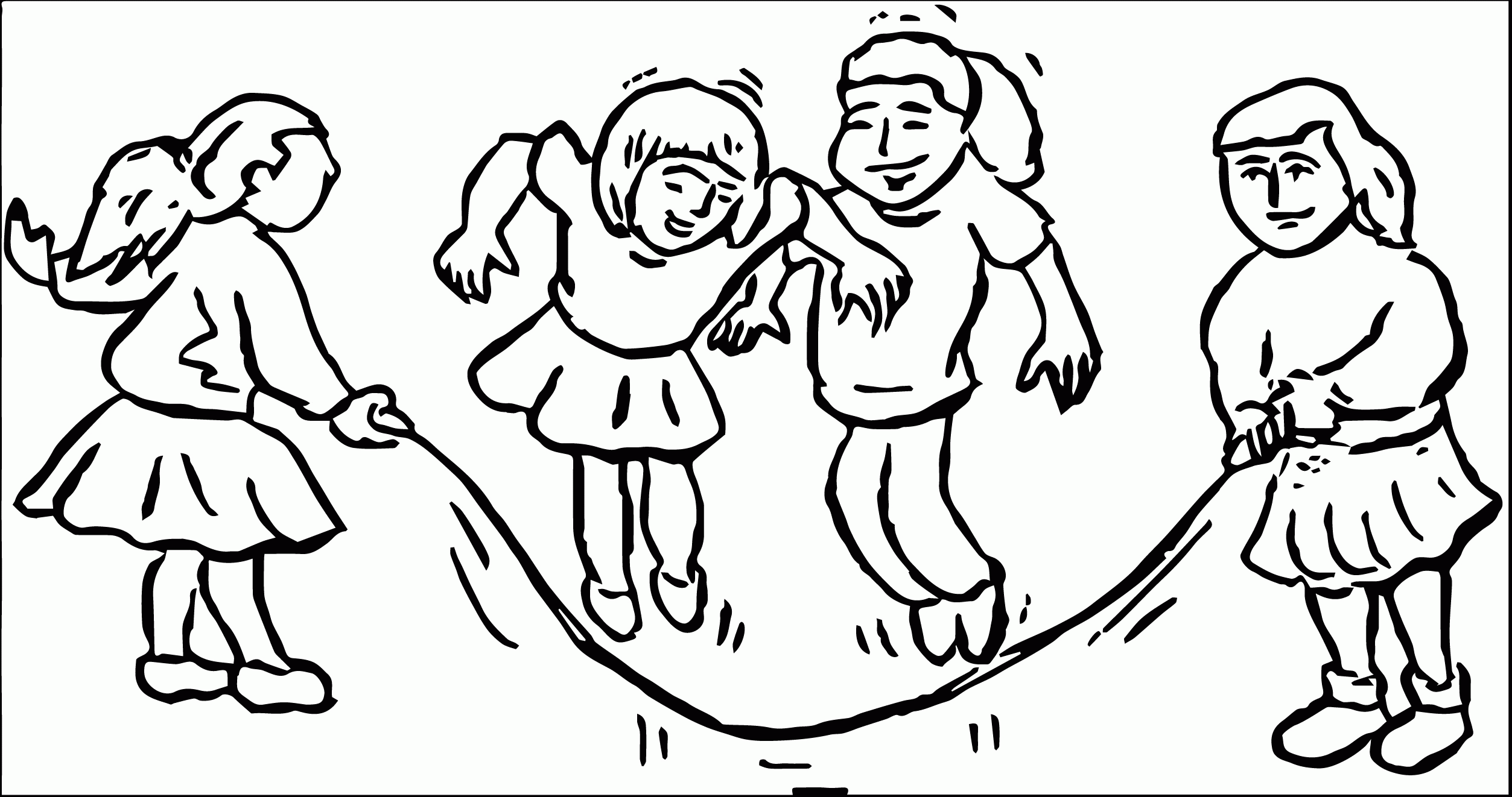 Kids Sharing Coloring Page - Coloring Home