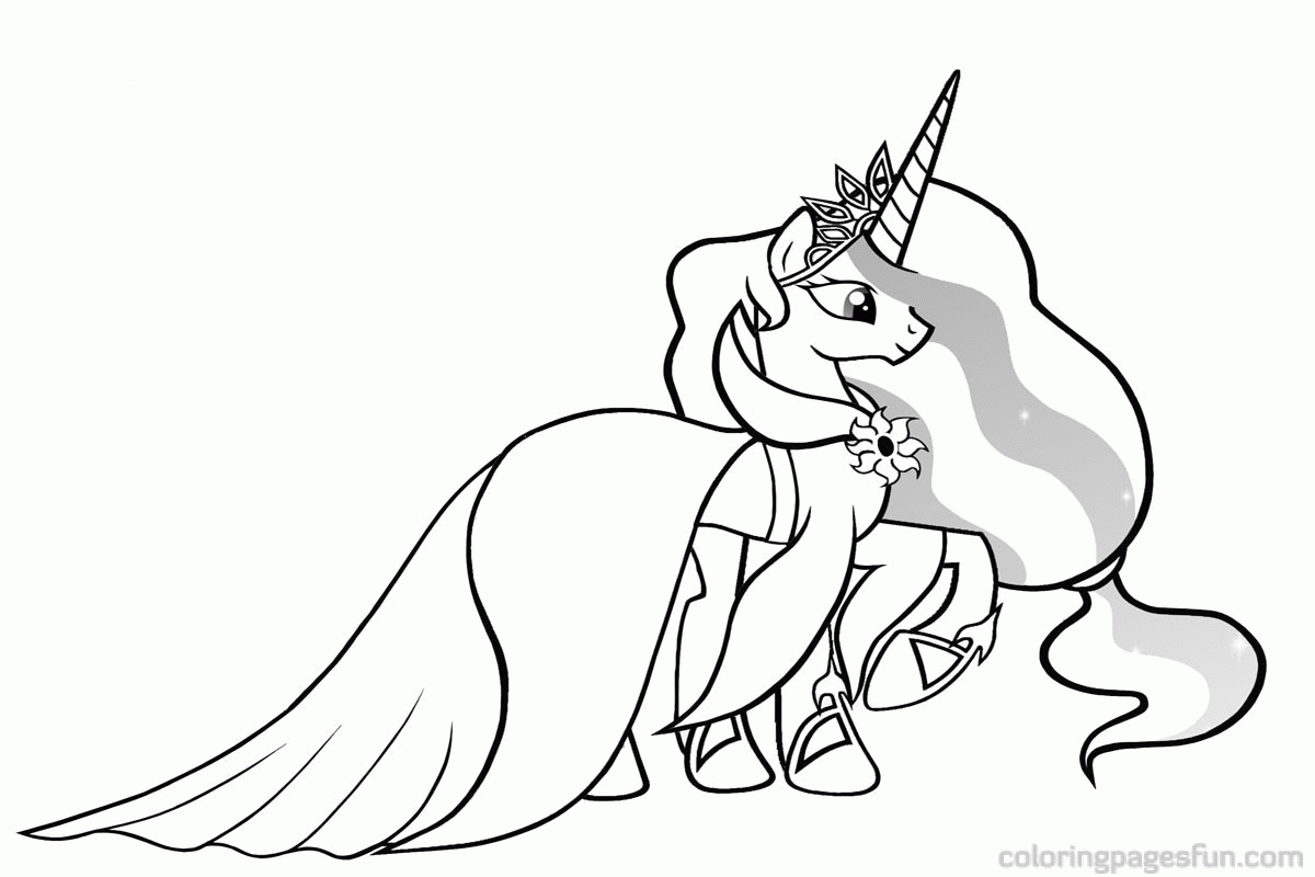 Celestia Coloring Pages - Coloring Pages For All Ages