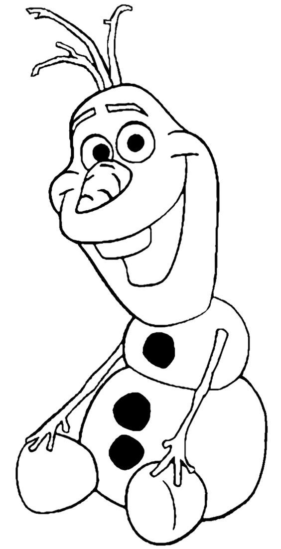 olaf frozen coloring page projects to try
