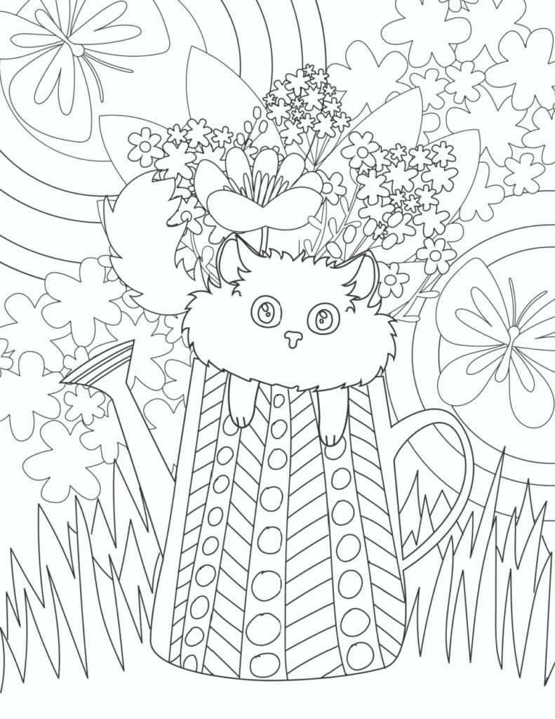 3 Spring Coloring Pages for Kids and Adults - Freebie Finding Mom