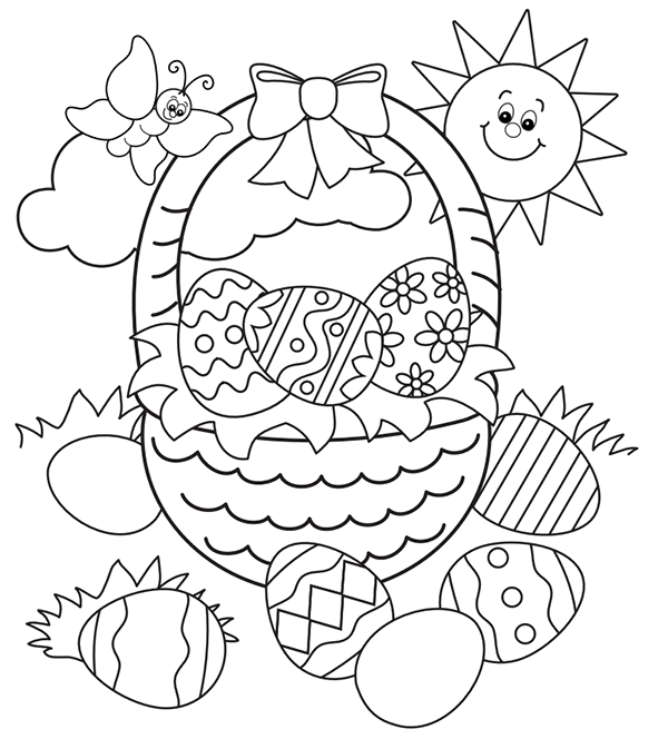 Free Easter Colouring Pages - The Organised Housewife