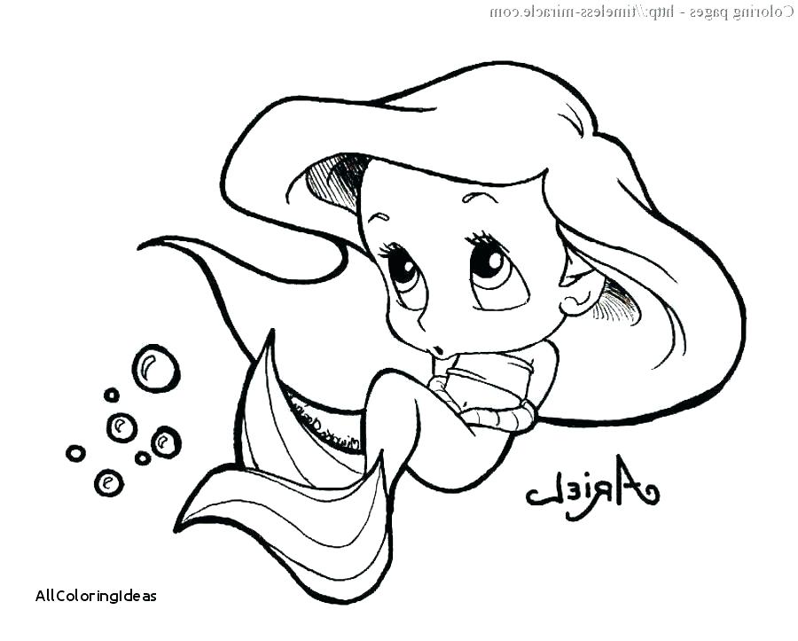 Coloring Pages Baby Ariel - Coloring Home