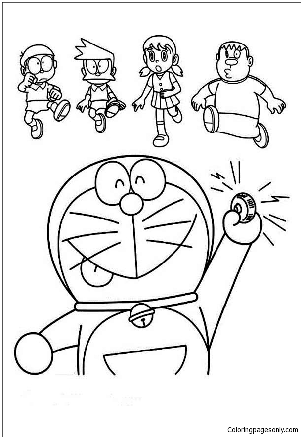 Download Nobita Coloring Pages - Coloring Home