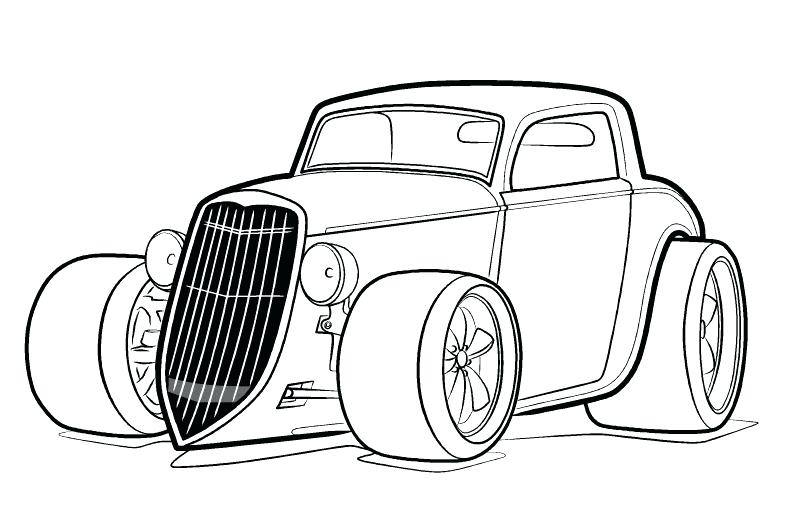 Hot Rod Coloring Pages To Print at GetDrawings | Free download