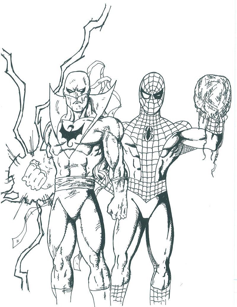Top 20 Spiderman Coloring Pages Printable http://procoloring.com ...