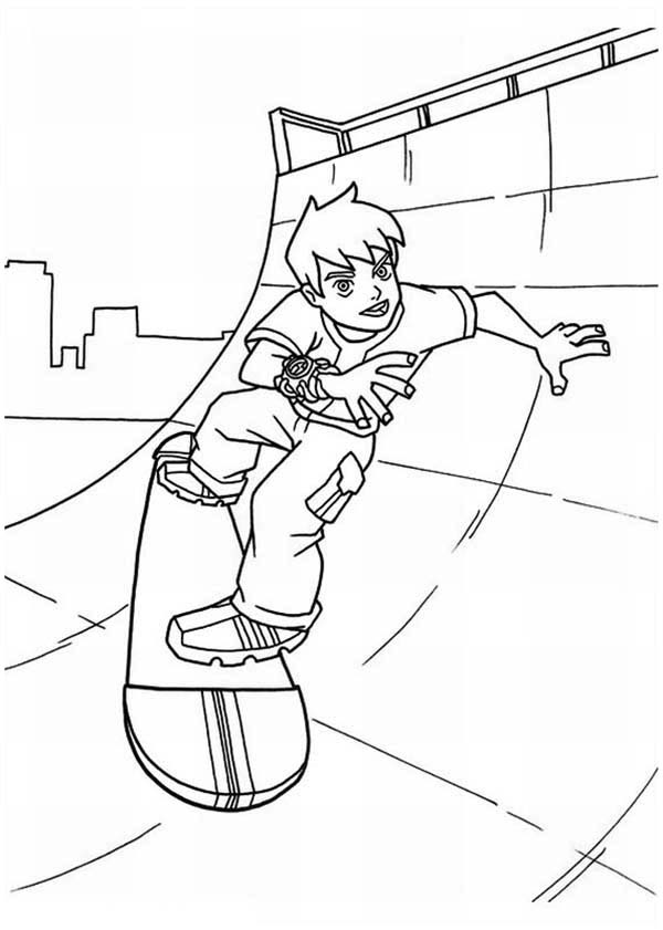 Skateboard Coloring Pages - GetColoringPages.com