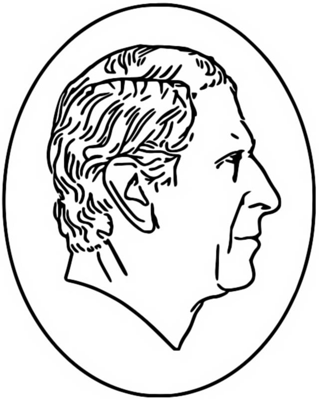 Coloring page King Charles III : Portrait 5