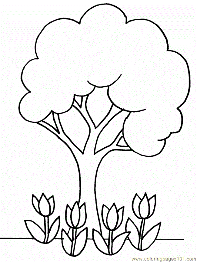 Coloring Tree3 Coloring Page for Kids - Free Trees Printable Coloring Pages  Online for Kids - ColoringPages101.com | Coloring Pages for Kids