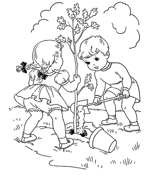 Arbor Day Tree Coloring Pages - Best Coloring Pages For Kids