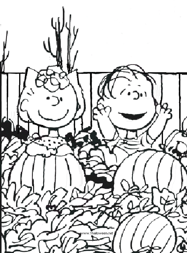 Charlie Brown Fall Coloring Pages Coloring Home