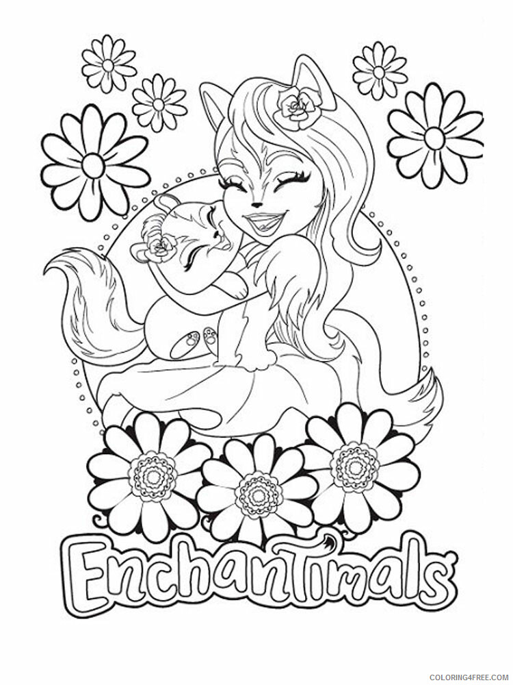 Enchantimals Coloring Pages enchantimals 1 Printable 2021 2284  Coloring4free - Coloring4Free.com