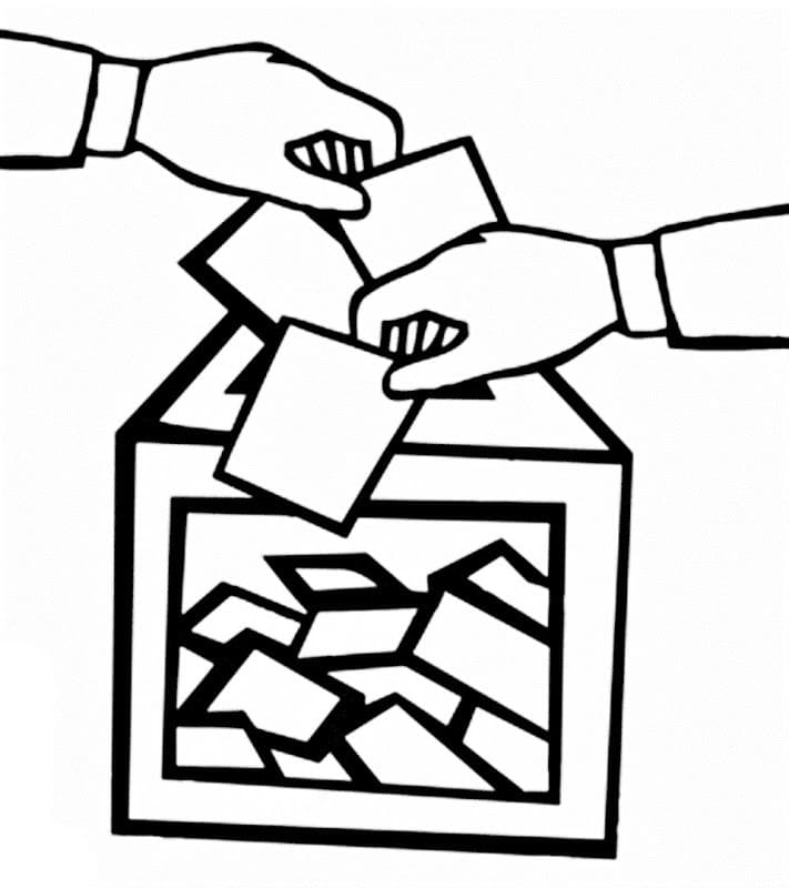 Election Day 10 Coloring Page - Free Printable Coloring Pages for Kids