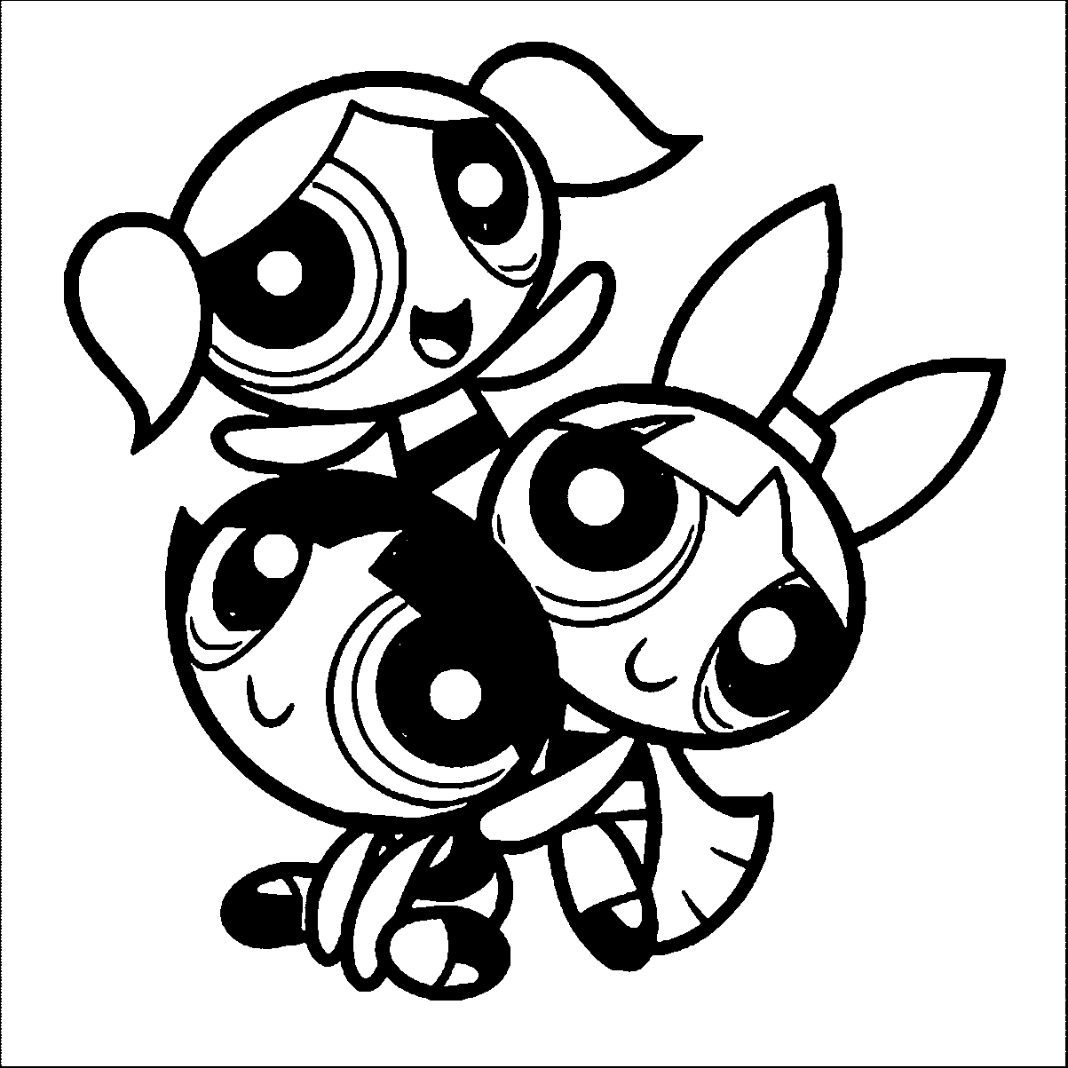 Powerpuff Girls Coloring Pages | Wecoloringpage
