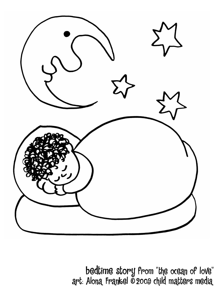 Bedtime - Coloring Pages for Kids and for Adults