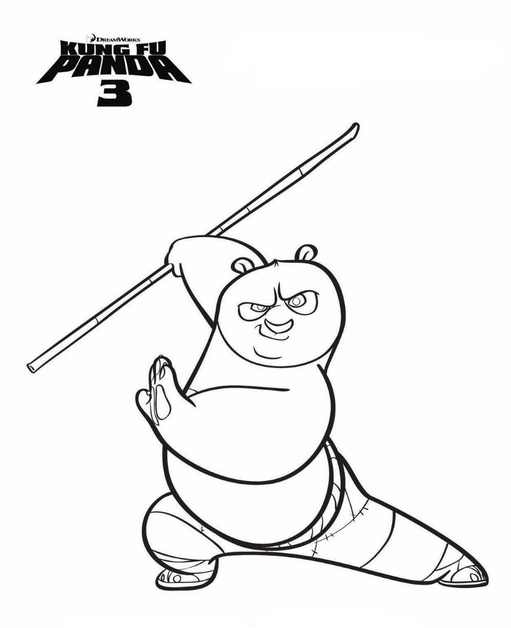 Kids-n-fun.com | 7 coloring pages of Kung Fu Panda 3