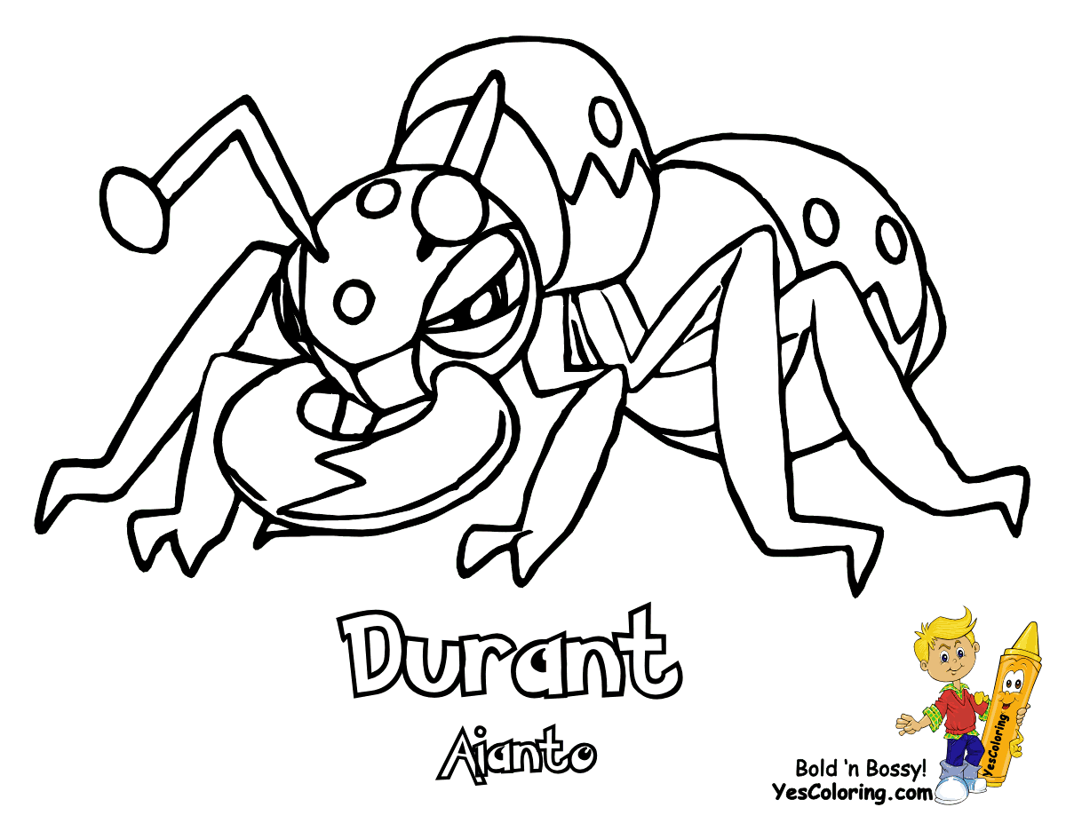 Pokemon Black - Coloring Pages for Kids and for Adults