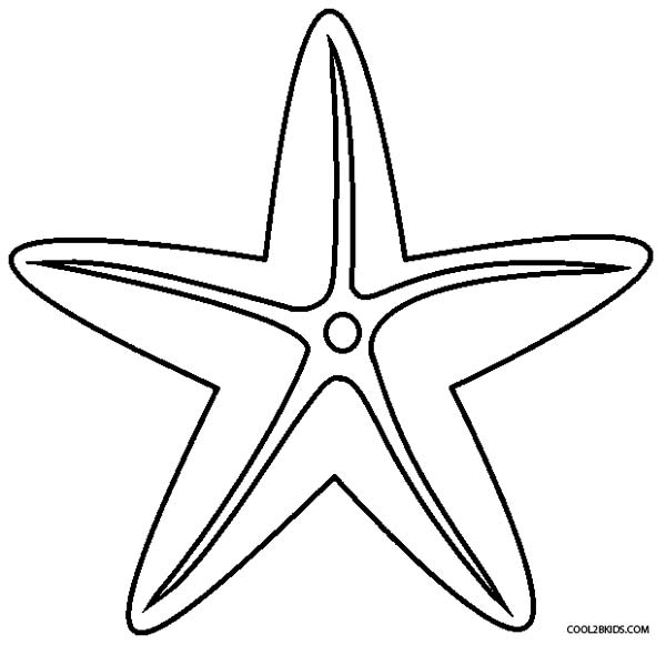 Starfish Coloring Page - Coloring Home