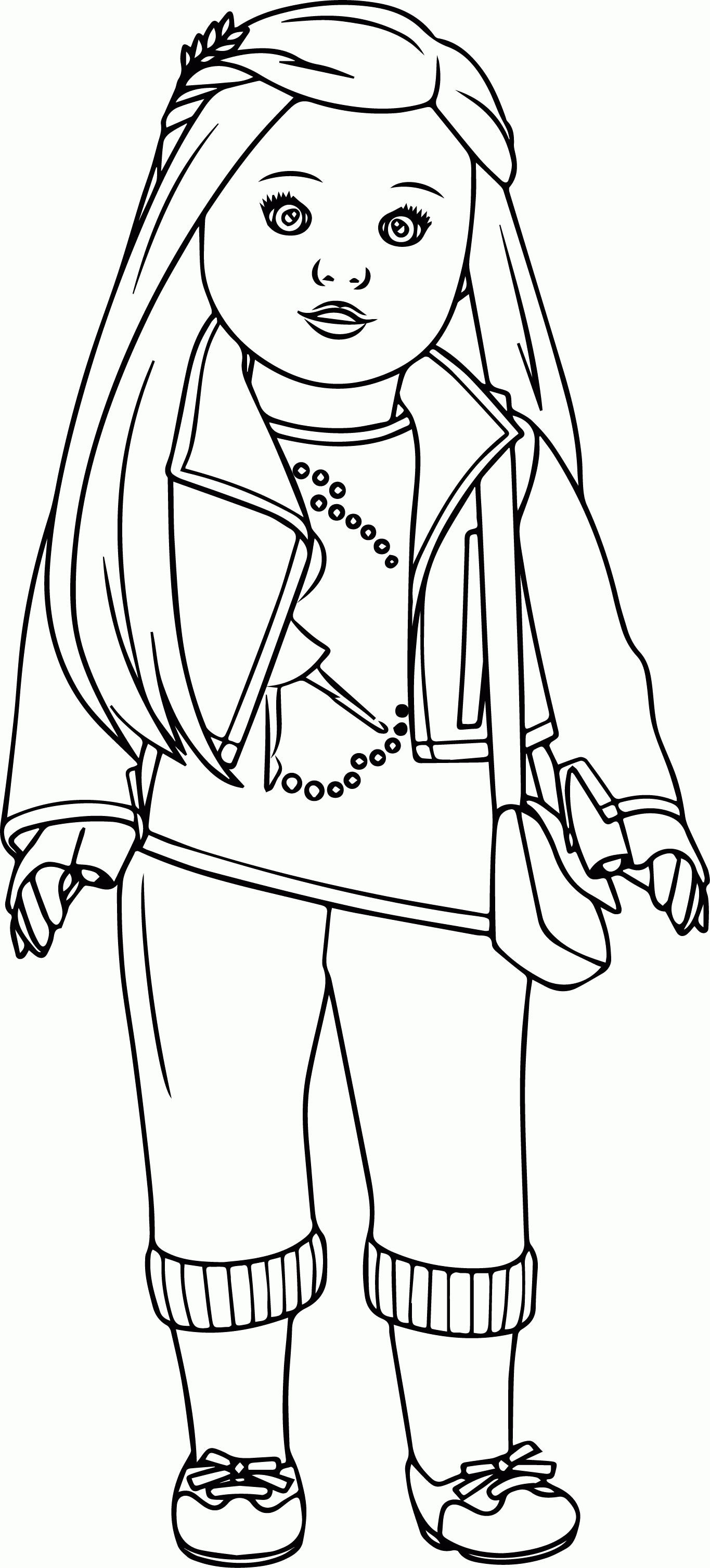 American Girl Isabelle Doll Coloring Page 15382, - Bestofcoloring.com