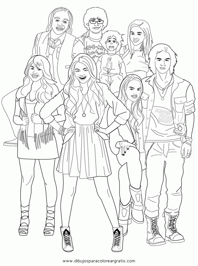 Victorious Pictures To Color - Coloring Pages for Kids and for Adults