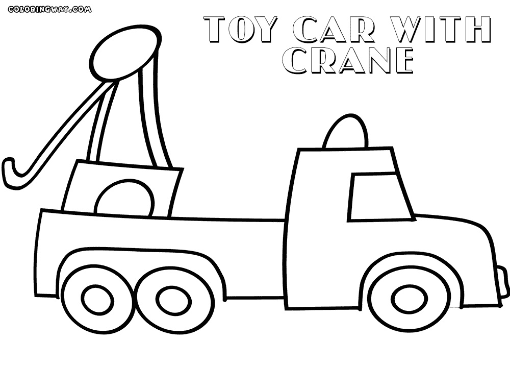 Toy car coloring pages | Coloring pages to download and print