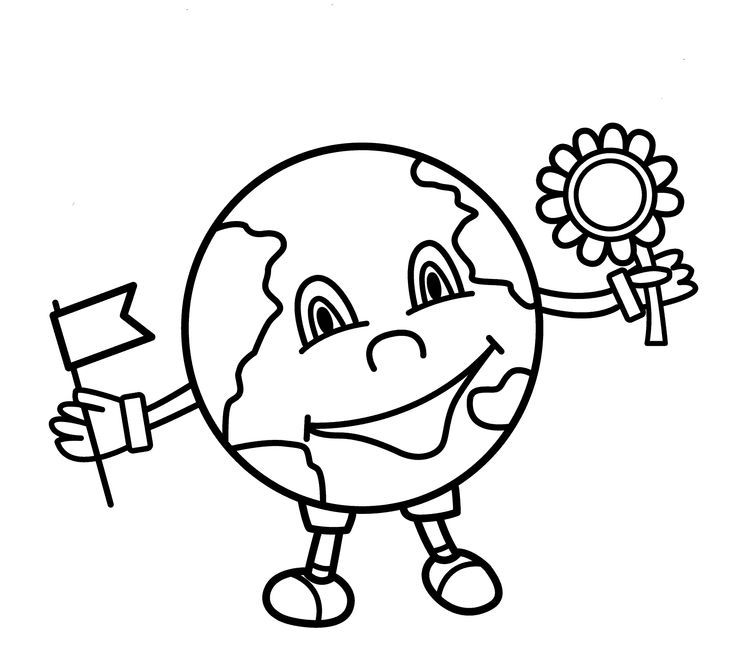 DÃ¼nya Boyama | Earth Coloring Pages, Earth Day Images ...