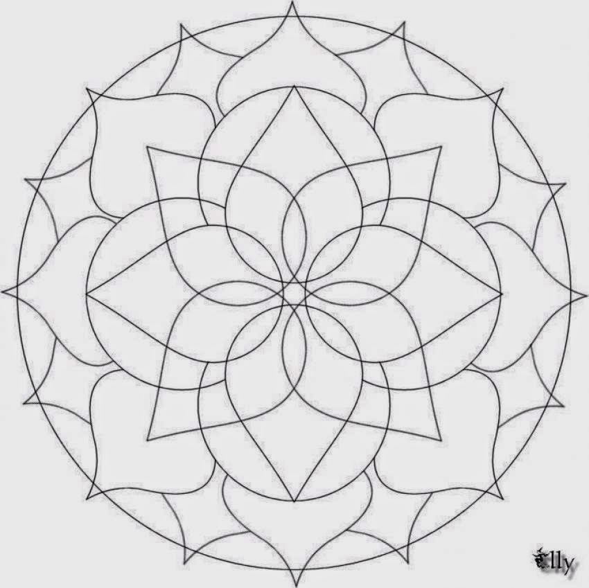 mandala coloring pages easy | Best Coloring Page Site
