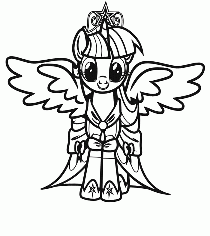 Nice Free Coloring Pages My Little Pony Printable Kids Colouring ...