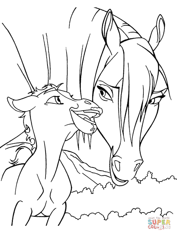 Spirit: Stallion of the Cimarron coloring pages | Free Coloring Pages