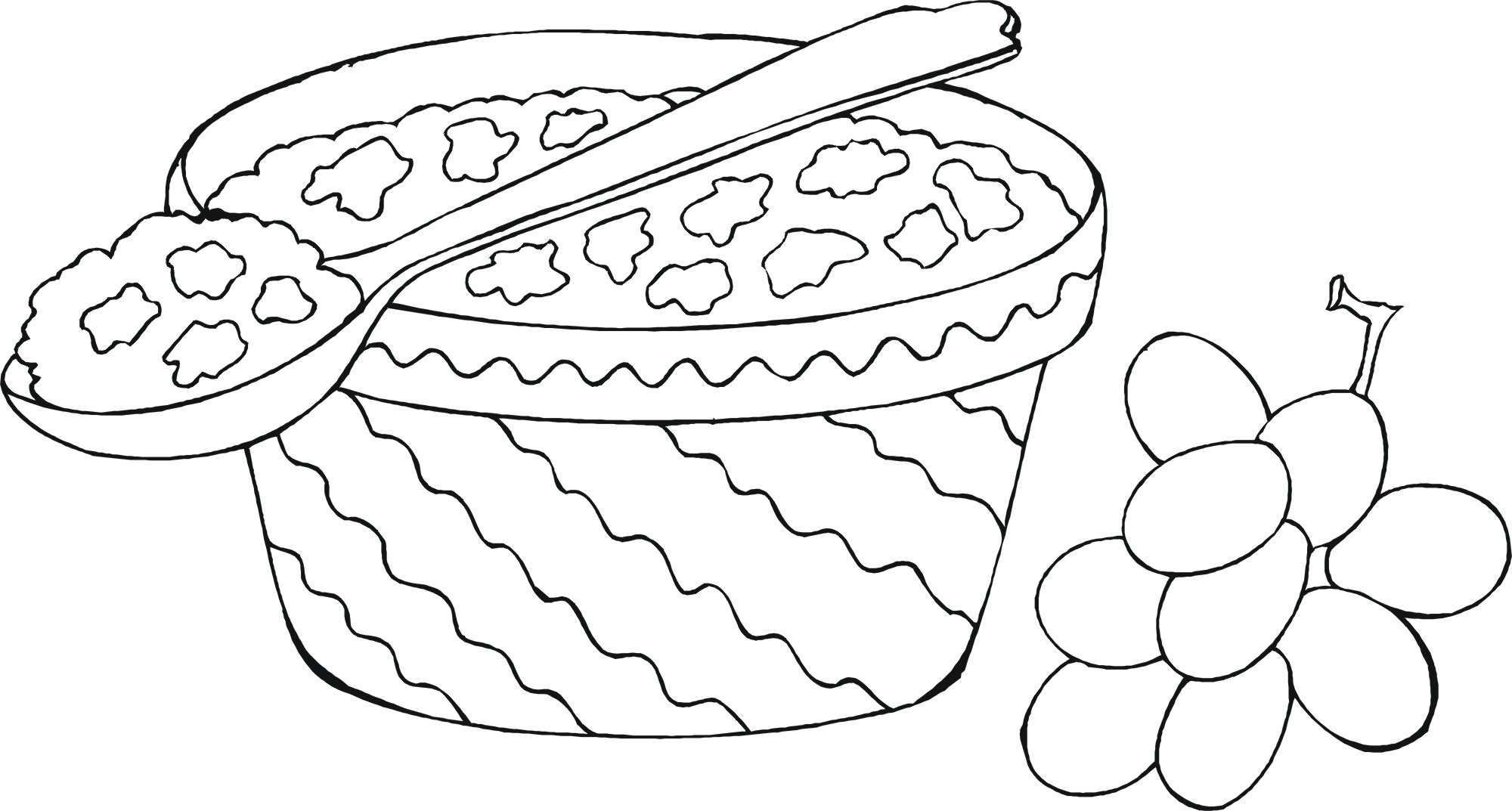 Food Coloring Pages – Children's Best Activities
