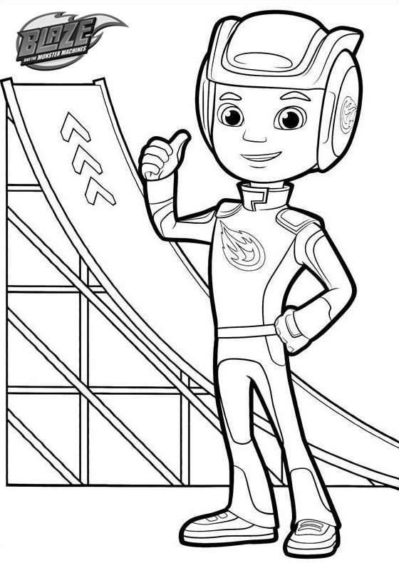 Blaze and the Monster Machines Coloring Pages - Best Coloring ...
