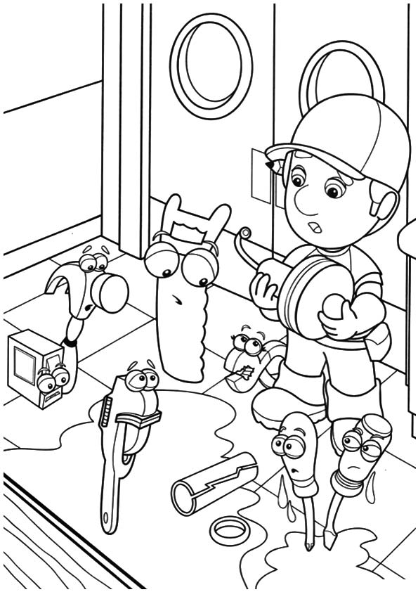 Free Printable Handy-manny Coloring Pages, Handy-manny Coloring Pictures  for Preschoolers, Kids | Parentune.com