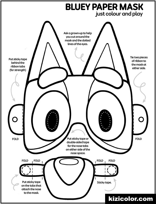 Bluey Coloring Pages - Coloring Home
