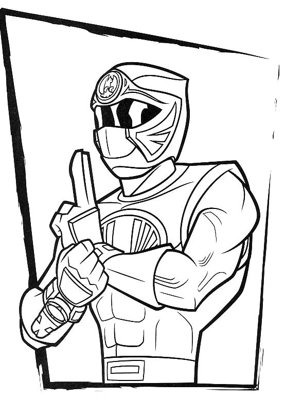 Red Ranger Ninja Storm Coloring Pages | Coloring pages for kids ...