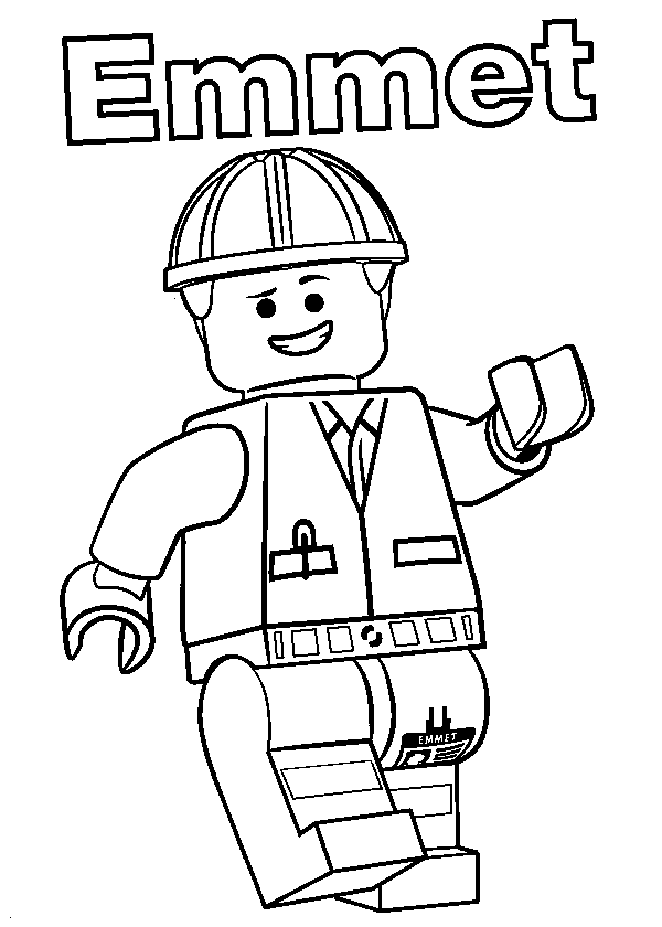 Lego Emmet Coloring Pages - Coloring Home
