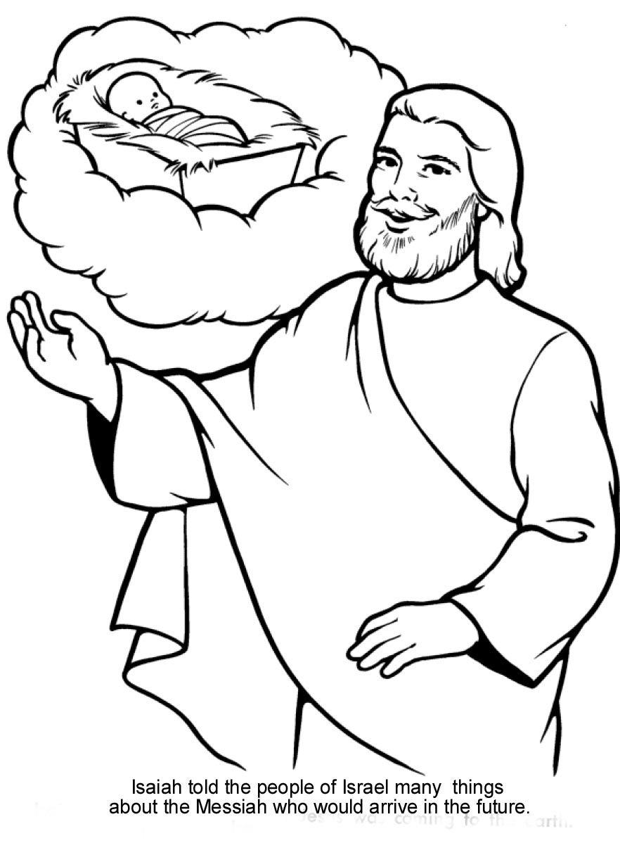 Top isaiah told About Jesus Coloring Page | Jesus coloring pages ...