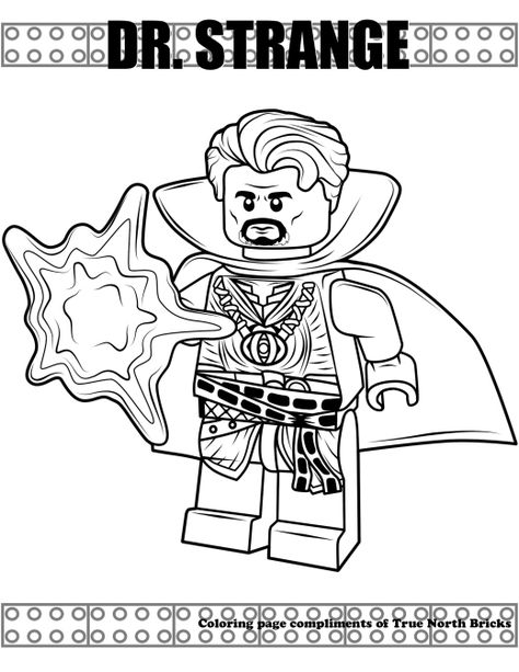 Coloring Page - Dr. Strange | Avengers coloring pages, Avengers ...