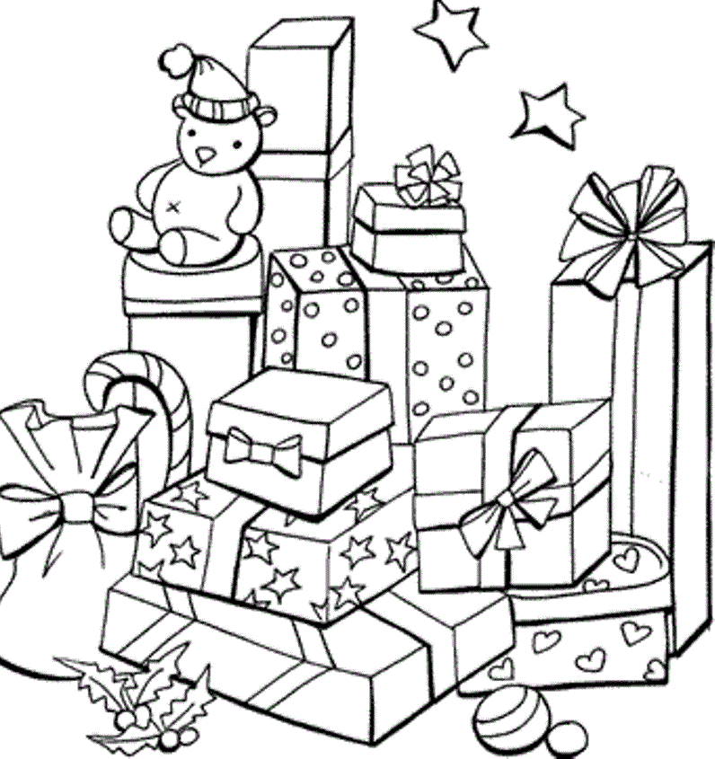 Holiday Season Coloring Pages: Christmas Day Coloring Pages