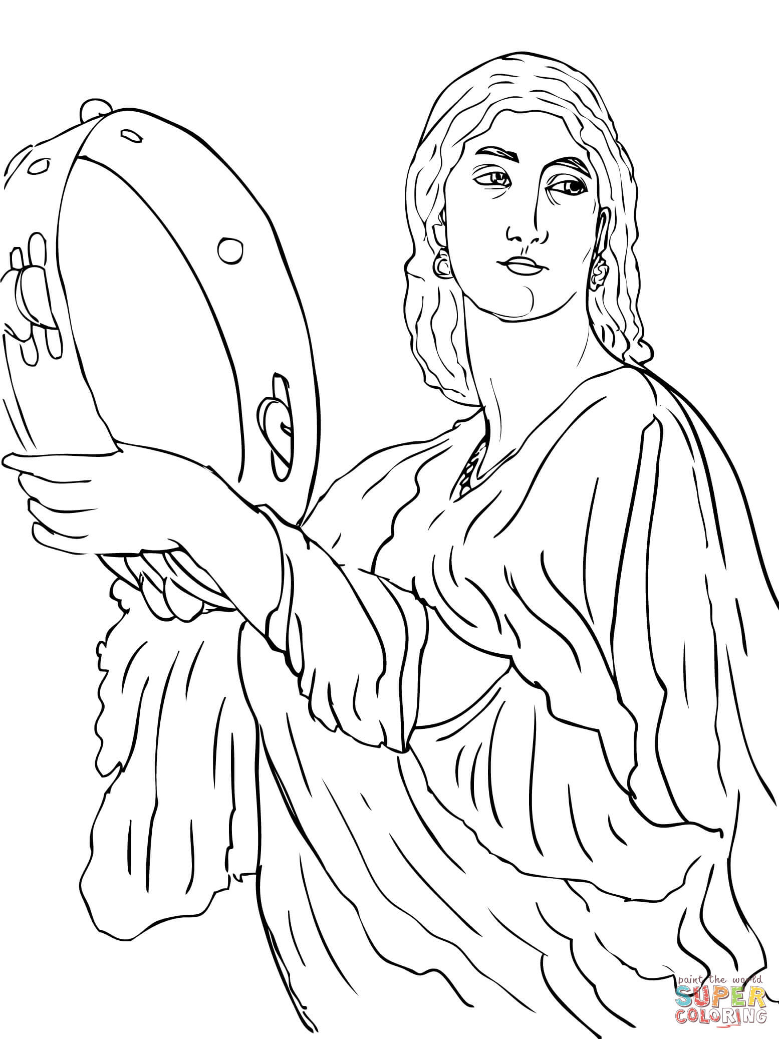 gospel light coloring pages on miriam