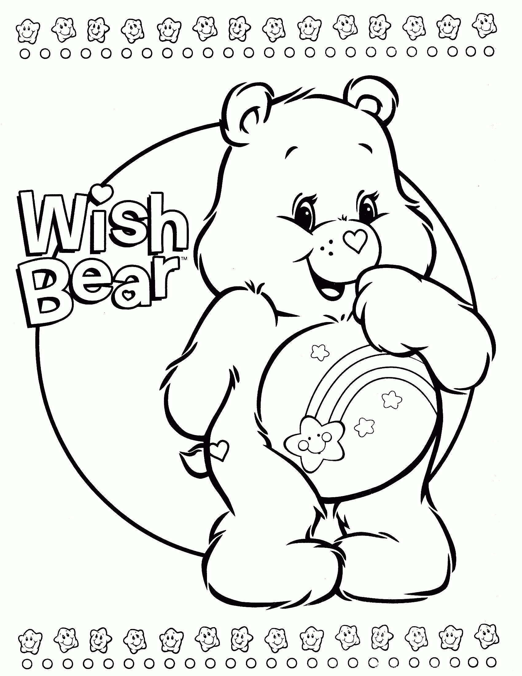 Care Bear   Coloring Pages For Kids And For Adults   Coloring Home